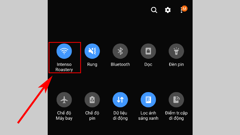 Tắt WiFi và bật lại để kết nối WiFi nhanh hơn